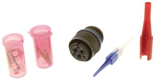 AMPHENOL AEROSPACE MS3456W20-22S Circular Connector, MIL-DTL-5015 Series, MS3456 Series, Straight Plug, 6 Contacts, Crimp Socket