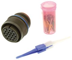 AMPHENOL AEROSPACE MS3456W22-14S Circular Connector, MIL-DTL-5015 Series, MS3456 Series, Straight Plug, 19 Contacts, Crimp Socket