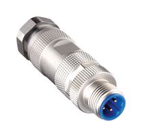 LUMBERG AUTOMATION RSCIS 4D/9 Sensor Connector, PROFINET, M12, Plug, 4 Contacts, IDC / IDT Pin, Straight Cable Mount