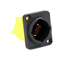 AMPHENOL AUDIO HPT-3-MD High Power Connector, 2P+PE, HPT Series, Plug, 250 V, 16 A, Flange Mount, Quick Connect