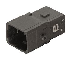 HARTING 09100053006 Heavy Duty Connector, Han Series, Insert, 5+PE Contacts, 1A, Plug, Crimp Pin