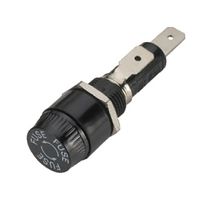 EATON ELECTRONICS BK1-HTJ-606I Cartridge Fuse Holder, 1 Pole, 10 A, 250 VAC, Quick Connect, 1/4" x 1-1/4"