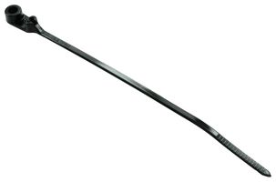 ABB - THOMAS & BETTS TY533MX Cable Tie, Ty Rap® Screw Mount, Nylon 6.6 (Polyamide 6.6), Black, 4 ", 0.091 ", 0.625 ", 18 lb