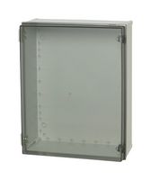 FIBOX UL CAB PC 504020 T3B Plastic Enclosure, IP65, NEMA 13, Wall Mount, Polycarbonate, 500 mm, 399 mm, 201 mm, IP65