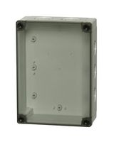 FIBOX UL PCM 150/75 T Plastic Enclosure, DIN Rail, IP66, IP67, NEMA 6, Multipurpose, Polycarbonate, 76.2 mm, 130 mm