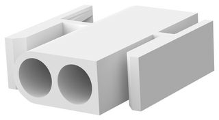 AMP - TE CONNECTIVITY 1-350344-0 Carcasa de Conector, MATE-N-LOK Series, Macho, 2 Posiciones, 6.1 mm