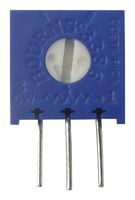 BOURNS 3386X-1-103LF Trimmer, Single Turn, Cermet, Side Adjust, 10 kohm, Through Hole, 1 Turns