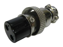 MULTICOMP 765.042 Circular Connector, Standard Circular Connector, Cable Mount Receptacle, 2 Contacts