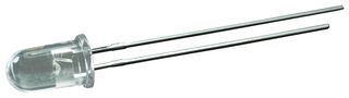 BROADCOM HLMP-C008-U0000 LED, Red, Through Hole, T-1 3/4 (5mm), 20 mA, 1.9 V, 626 nm
