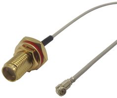 MULTICOMP PRO MC000823 Cable RF / Coaxial ensamblado, 7.874 ", 200 mm, 1.37mm, SMA Jack Pasamuro
