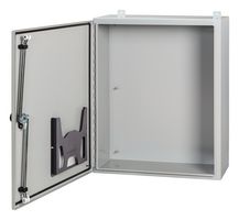 NVENT HOFFMAN A30H30BLP3PT Metal Enclosure, Continuous Hinge, Wall Mount, Mild Steel, 762 mm, 762 mm, 203 mm, IP66