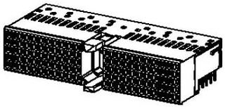 HARTING 17211102101 Connector, har-bus HM Series, 110 Contacts, 2 mm, Receptacle, Press Fit, 5 Rows