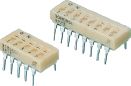 GRAYHILL 90B08ST DIP / SIP Switch, Flush Slide, 8 Circuits, Slide, Through Hole, SPST, 30 V, 150 mA