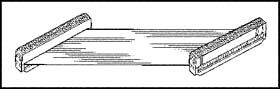 HARTING 09200042733 Ribbon Cable, IDC Receptacle, IDC Receptacle, 26 Positions, 6 ", 152 mm, 2.54 mm