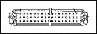 TE CONNECTIVITY - AMP 650924-5 DIN 41612 Connector, Type R Series, 150 Contacts, Plug, 2.54 mm, 3 Row, a + b + c