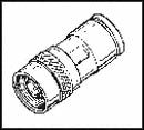 AMPHENOL RF 53150 RF / Coaxial Connector, Triaxial, Straight Plug, Solder, 50 ohm, RG58, RG58A, RG58C, RG141, RG303