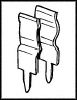 KEYSTONE 3519 Fuseholder, Clip, 15A, 5mm, Solder, Through Hole, Brass, Tin Plated