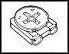 BOURNS 3364X-1-103E Trimmer, 10 kohm, Surface Mount, 1 Turns
