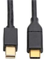 EATON TRIPP LITE U444-006-MDP Cable de Audio / Video, Gen 1 - 5Gbps, Plug USB 3.1 Tipo C, Mini DisplayPort Macho, 6 ft, 1.8 m