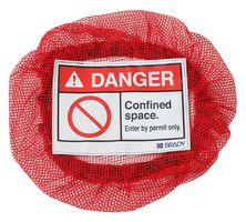 BRADY 151061 CONFINED SPACE - ELASTIC NON-LOCKABLE COVERS SIZE S FITS 20" OPENING ROHS COMPLIANT: NA