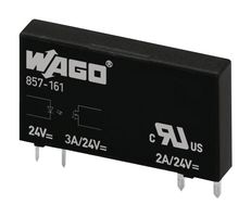 WAGO 857-181 Solid State Relay, 8 A, 30 VDC, Through Hole, Solder