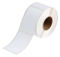 BRADY J20-260-2585 Label, Inkjet Printable, Polypropylene, White, 340, BradyJet Series