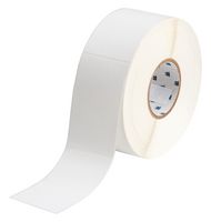 BRADY J50-260-2585 Label, Inkjet Printable, Polypropylene, White, 340, BradyJet Series