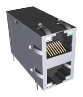 ABRACON ARJM21A-J3752ZZEWCB Modular Connector, RJ45 Jack, 2 x 1 (Stacked), 8P8C, Through Hole Mount