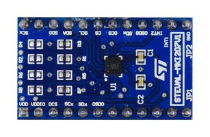 STMICROELECTRONICS STEVAL-MKI207V1 Adaptor Board, ISM330DHCX, STEVAL-MKI109V3 MEMS Motion Sensor Evaluation Motherboards