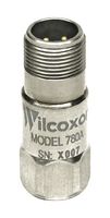 AMPHENOL WILCOXON 780A Accelerometer, 0.1 V/g, 1/4-28 UNF Tapped Hole Mount, 18 to 30VDC, -55 to 120 °C