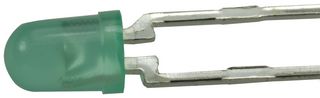 BROADCOM HLMP-1790 LED, Verde, Through Hole, T-1 (3mm), 2 mA, 1.9 V, 569 nm