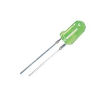 BROADCOM HLMP-3507 LED, Green, Through Hole, T-1 3/4 (5mm), 10 mA, 2.1 V, 569 nm