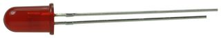 BROADCOM HLMP-4700 LED, Red, Through Hole, T-1 3/4 (5mm), 2 mA, 1.7 V, 626 nm