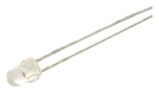 ROHM SLI-560YT3F LED, Yellow, Through Hole, T-1 3/4 (5mm), 20 mA, 1.9 V, 591 nm