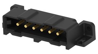 TE CONNECTIVITY - AMP 207378-7 Pin Header, Wire-to-Board, 5 mm, 1 Rows, 6 Contacts, Through Hole Right Angle, Metrimate Series