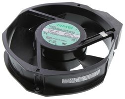 NMB TECHNOLOGIES 5915PC-20T-B30-B00 AC Axial Fan, 200V, Rectangular with Rounded Ends, 172 mm, 38 mm, Ball Bearing, 212 CFM