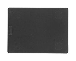 BUD INDUSTRIES PBC-1577-CN Enclosure Accessory, Potting Box Cover, ABS (Acrylonitrile Butadiene Styrene), Black