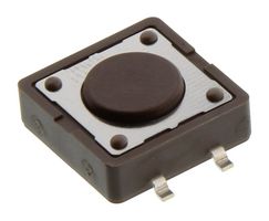 E-SWITCH TL3300DF160Q Tactile Switch, SPST-NO-DM, TL3300 Series, Top Actuated, Surface Mount, Round Button, 160 gf