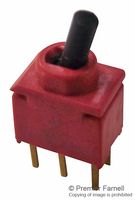 E-SWITCH 200UDP1T1A1M2RE Toggle Switch, Ultraminiature, On-On, DPDT, Non Illuminated, 200U Series, Through Hole
