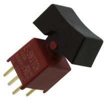 E-SWITCH 400AWMDP1R1M2QE Interruptor (Switch) de Balancín, Subminiatura, IP67, Encendido-Nada-Encendido, DPDT, No Iluminado