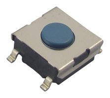 OMRON ELECTRONIC COMPONENTS B3FS-1005 Tactile Switch, B3FS Series, Top Actuated, Surface Mount, Round Button, 260 gf, 50mA at 24VDC