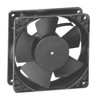 EBM-PAPST 4114NHU-295 DC Axial Fan, 24 V, Square, 119 mm, 38 mm, Ball Bearing, 140 CFM