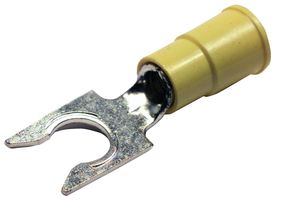 MULTICOMP CLS-TV-1025 Fork / Spade Tongue Terminal, Locking, CLS Series, 12 AWG, 10 AWG, M6, 1/4"