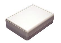 HAMMOND 1593LGY Plastic Enclosure, 1593 Series, Ergonomic, Recessed Top, Handheld, ABS, 91.4 mm, 66 mm, 28 mm