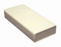HAMMOND 1593XGY Plastic Enclosure, 1593 Series, Ergonomic, Recessed Top, Handheld, ABS, 139.7 mm, 66 mm, 28 mm