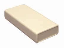 HAMMOND 1593YGY Plastic Enclosure, 1593 Series, Ergonomic, Recessed Top, Handheld, ABS, 139.7 mm, 66 mm, 28 mm