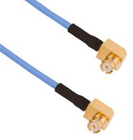 AMPHENOL SV MICROWAVE 7012-0802 RF / Coaxial Cable Assembly, 6 ", 152.4 mm, 0.047" Semi Rigid, SMP Right Angle Jack