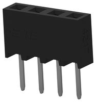 TE CONNECTIVITY 2314878-4 PCB Receptacle, Board-to-Board, 2 mm, 1 Rows, 4 Contacts, Through Hole Mount, AMPMODU 2mm