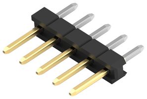 TE CONNECTIVITY 2355045-6 Pin Header, Board-to-Board, 2 mm, 1 Rows, 6 Contacts, Through Hole Straight, AMPMODU Series