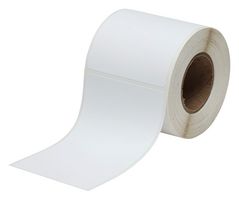 BRADY J20-20-2550 Label, Inkjet Printable, 5 mm, 3 mm, Paper, White